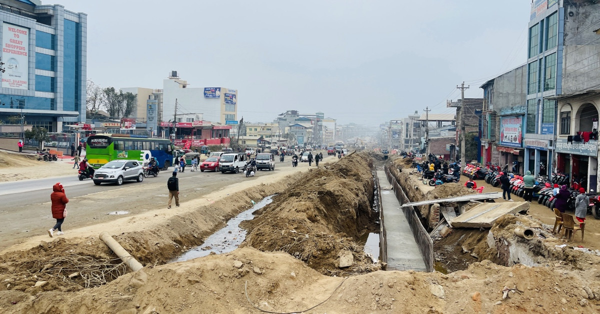 पुलचोक–गोन्द्राङ ६ लेन सडक निर्माणले गति लियो