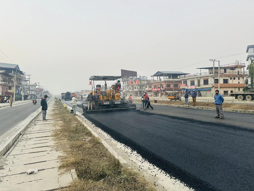 दुईपटक म्याद थप्दा पनि पुलचोक–गोन्द्राङ ६ लेन सडकको काम ७५ प्रतिशत मात्रै