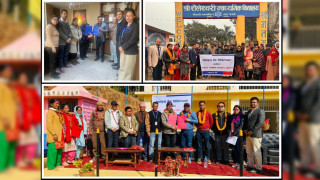 माछापुच्छ्रे बैंकद्वारा ३ प्रदेशका सरकारी विद्यालयलाई सहयोग