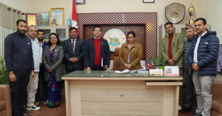युवाहरुलाई रोजगारी दिने विषयमा भरतपुर महानगर र निक्षेप तथा कर्जा सुरक्षण कोष बीच छलफल