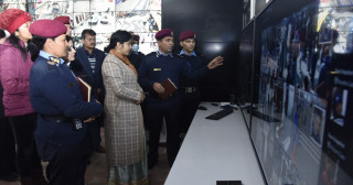 काठमाडौंमा एआई फिचरका सीसीटिभी क्यामरा जडान