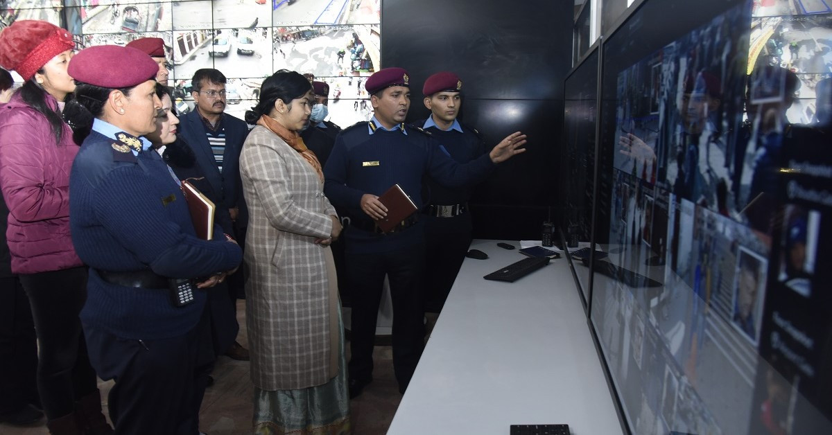 काठमाडौंमा एआई फिचरका सीसीटिभी क्यामरा जडान
