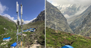 माछापुच्छ्रे र अन्नपूर्ण बेस क्याम्पमा टेलिकमको 'फोर-जी' मोबाइल सेवा विस्तार