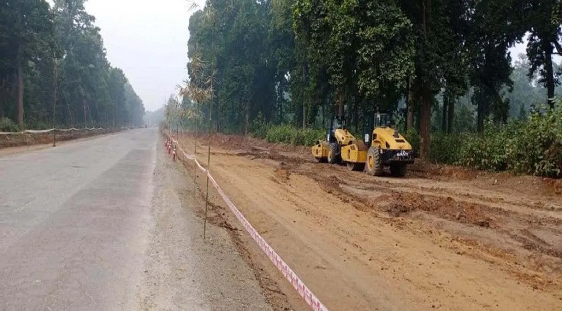 पृथ्वीराजमार्गमा मनसुनभरि सडक स्तरोन्नति बन्द गरिने