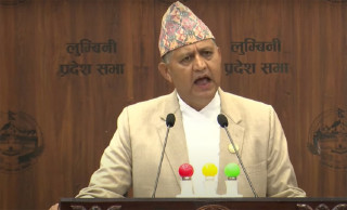 लुम्बिनीमा मुख्यमन्त्री आचार्यको सत्ता सुरक्षित, ४५ मतसहित पाए विश्वासको मत