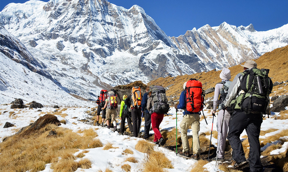 असोजमा साढे ३० हजार विदेशी पर्यटकले घुमे अन्नपूर्ण क्षेत्र