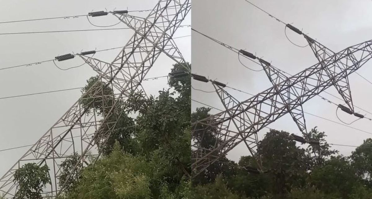 बर्दघाट–सर्दी १३२ केभी प्रसारण लाइनको टावर ढल्यो, होङ्सी सिमेन्टमा विद्युत् आपूर्ति बन्द