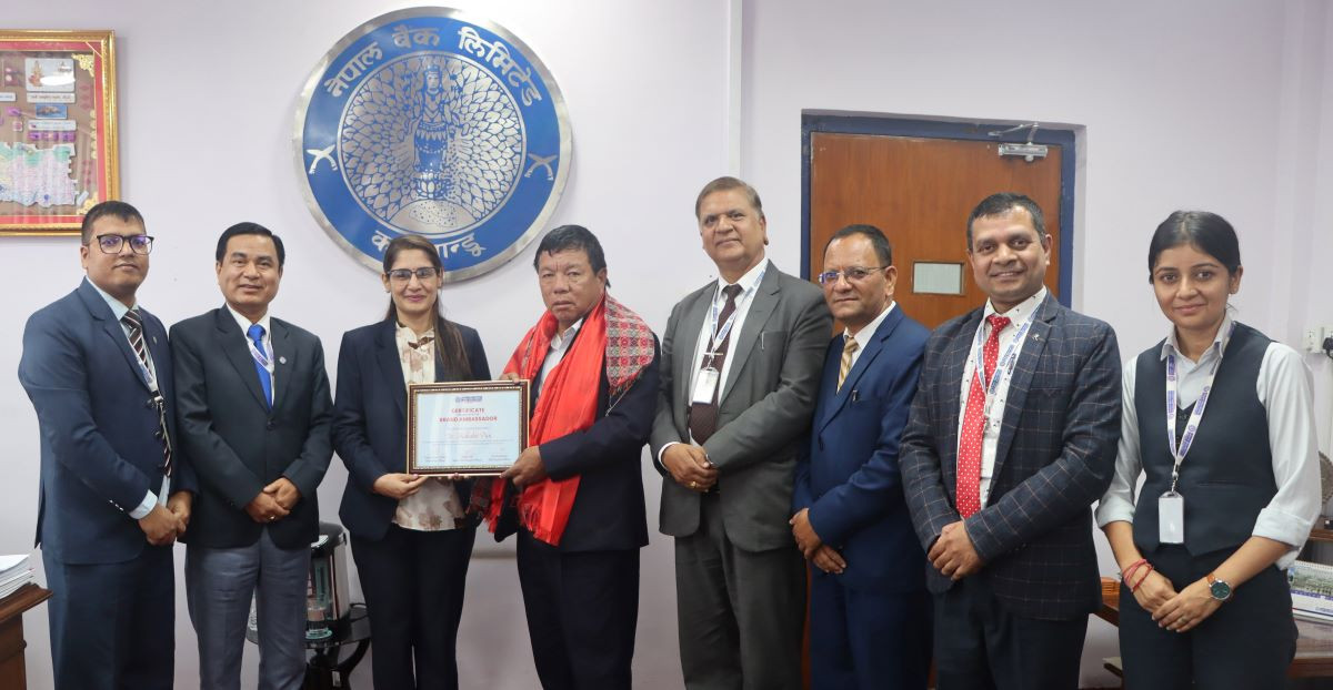 नेपाल बैंकको ब्राण्ड एम्बास्डरमा पुनः डा. महावीर पुन