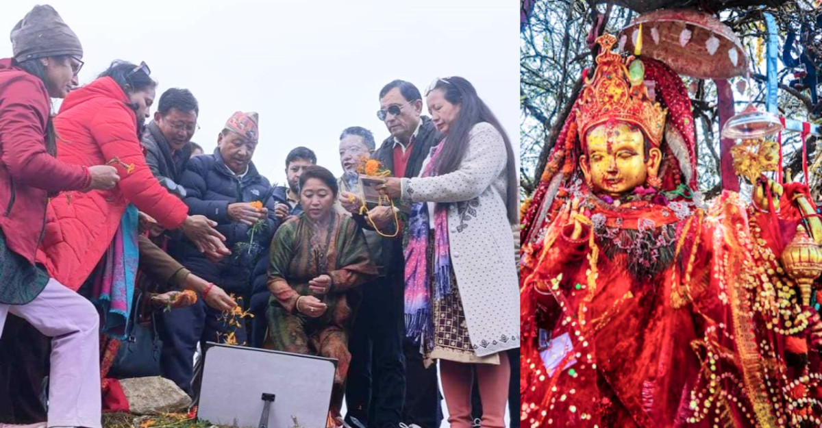 पाथीभरा केबलकारको शिलान्यास, १५ महिनाभित्र निर्माण सम्पन्न हुने