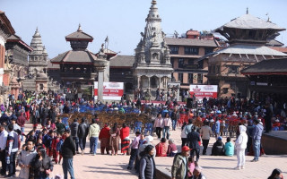 भक्तपुरमा ४ प्रतिशतले बढे पर्यटक, १४ करोड ८० लाख राजस्व संकलन