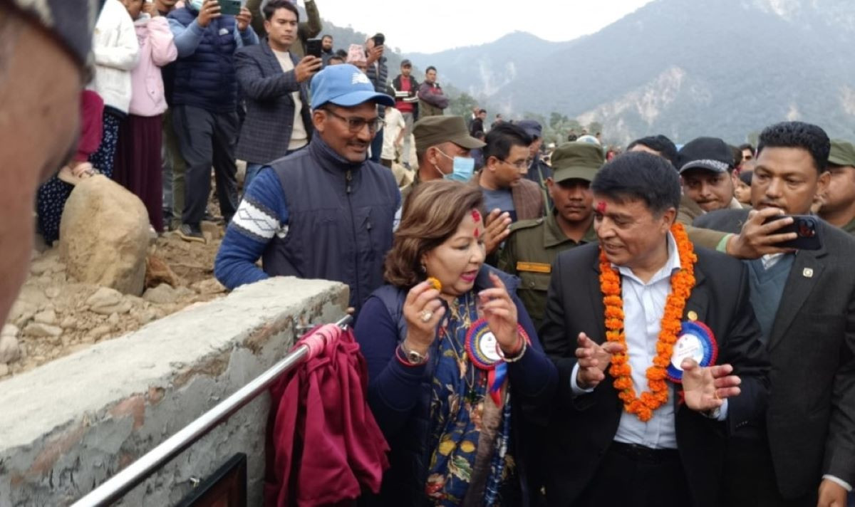 कैलालीको चिसापानीमा केबलकार परियोजनाको शिलान्यास