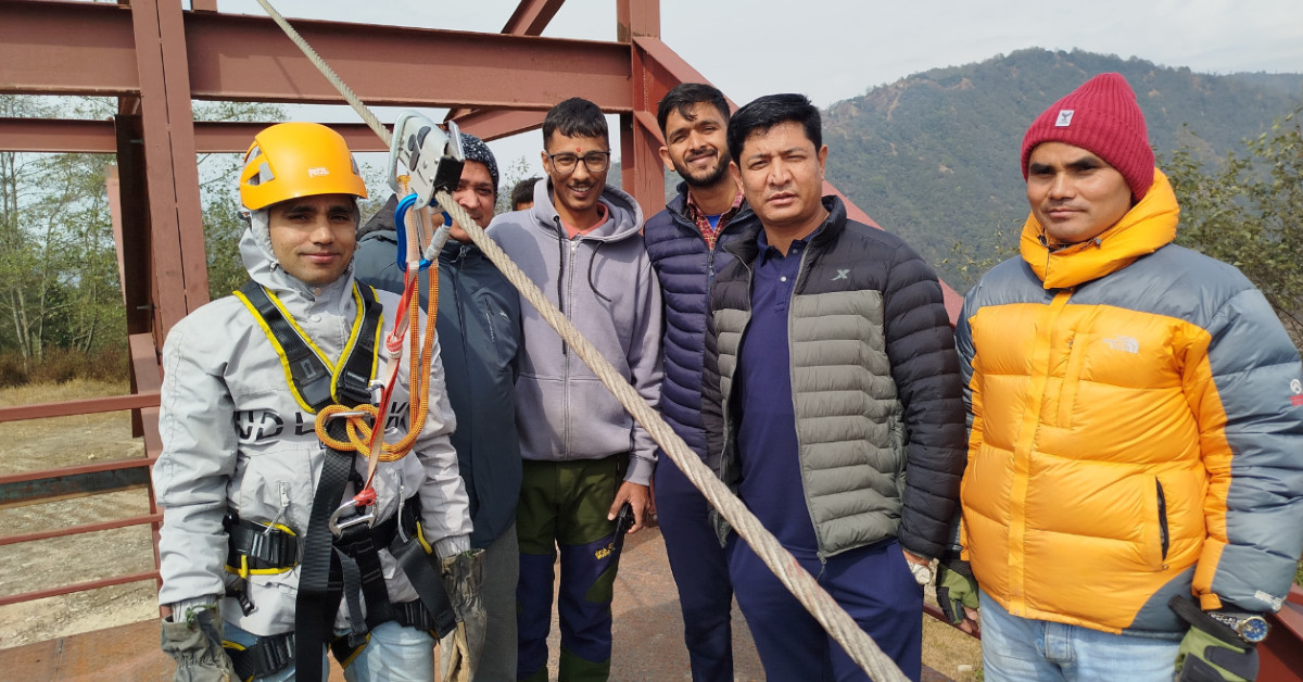 कैलाश र वैकुण्ठ जोड्न जिपलाइन निर्माण