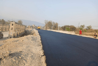 नारायणगढ–बुटवल सडक विस्तार, पूर्वी खण्डमा ५० किलोमिटर सडक कालोपत्र