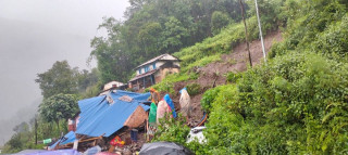 रोल्पामा पहिरोले घर पुर्दा दुईको मृत्यु, थप २ जना घाइते