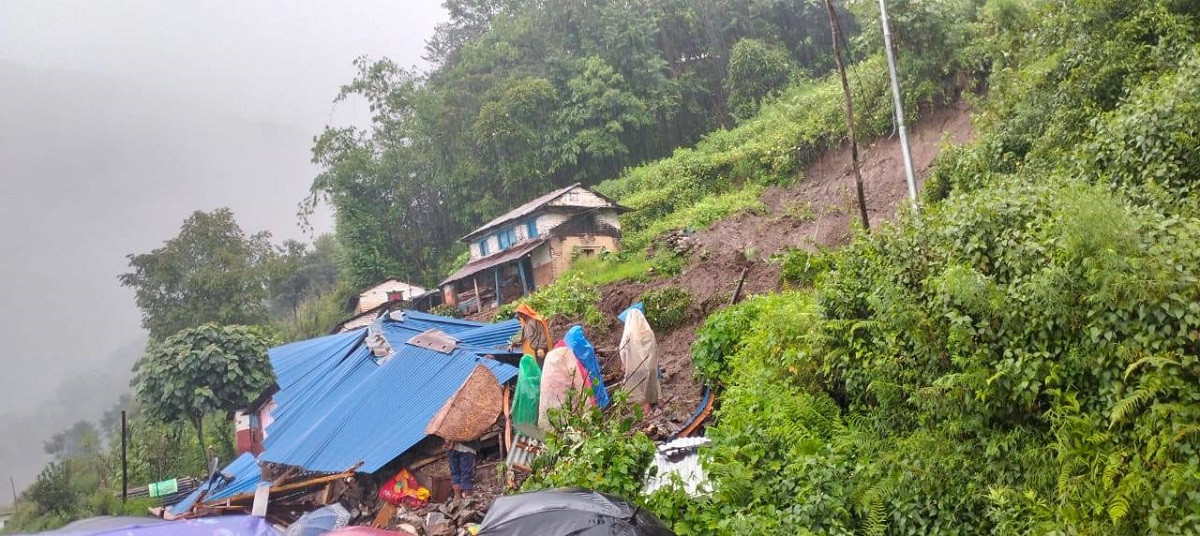 रोल्पामा पहिरोले घर पुर्दा दुईको मृत्यु, थप २ जना घाइते