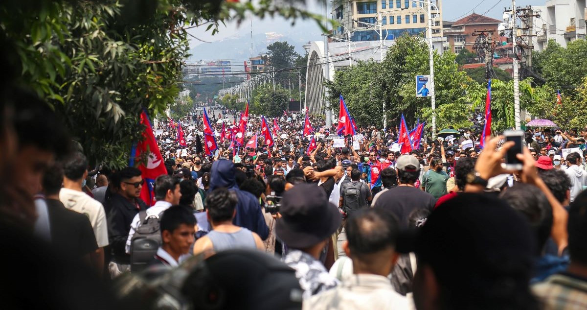 तस्वीरमा हेर्नुहोस् जेन–जी आन्दोलन