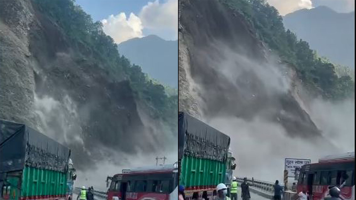 मुग्लिन–नारायणगढ सडकमा पदुईतर्फी आवागमन अवरुद्ध