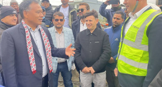 मुग्लिन-पोखरा सडक शीघ्र सम्पन्न गर्न मन्त्री घिसिङको निर्देशन
