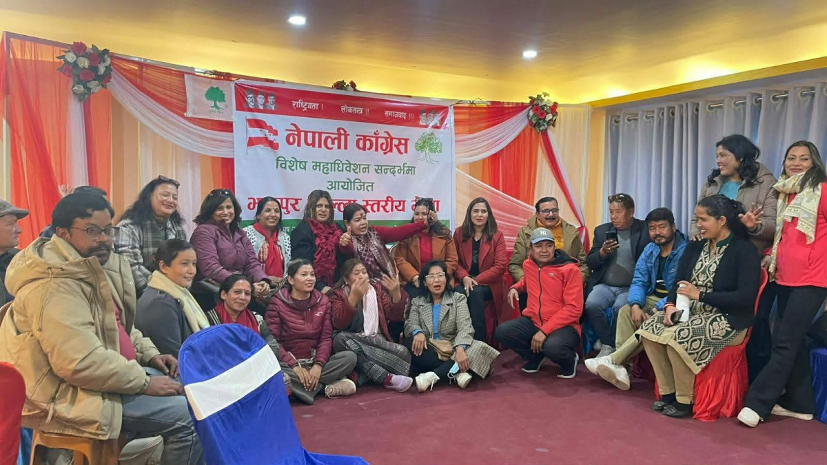 भक्तपुर कांग्रेस सभापतिका प्रत्यासी लगाएतका नेता विशेष महाधिवेशनका पक्षमा खुल्दै