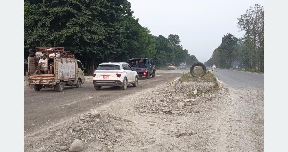 अलकत्राको मूल्य बढ्दा एसियन राजमार्ग कालोपत्र ढिलासुस्ती