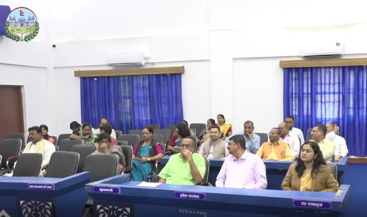 मधेश प्रदेशसभा : बजेटलगायतका समस्या समाधान गर्न कार्यदल गठन
