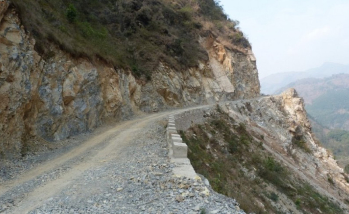 पहिरोबाट कालीगण्डकी कोरिडोर अवरुद्ध