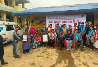 टिस्टुङमा स्वास्थ्य शिविरः ४७७ जना लाभान्वित
