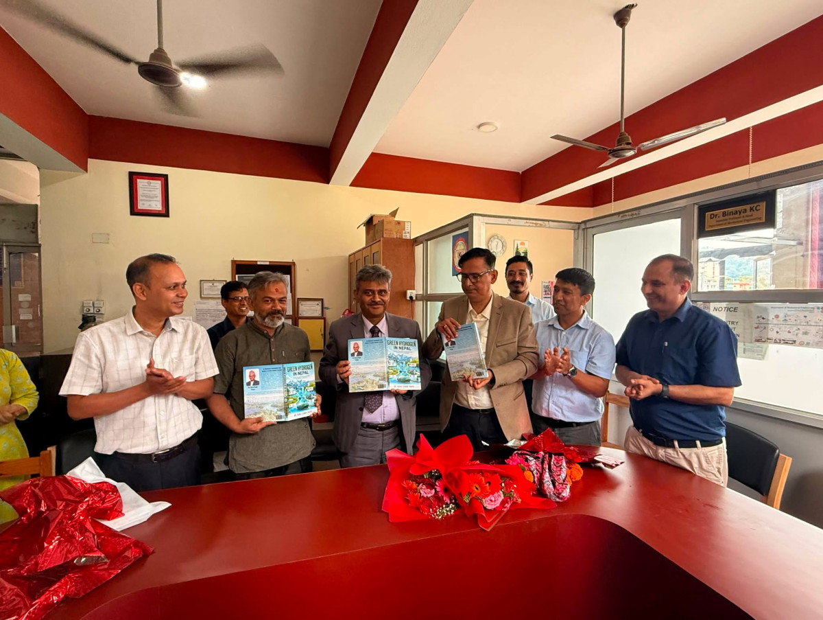 हरित हाइड्रोजनको सम्भावना र औद्योगिक रूपान्तरणबारे पुस्तक सार्वजनिक