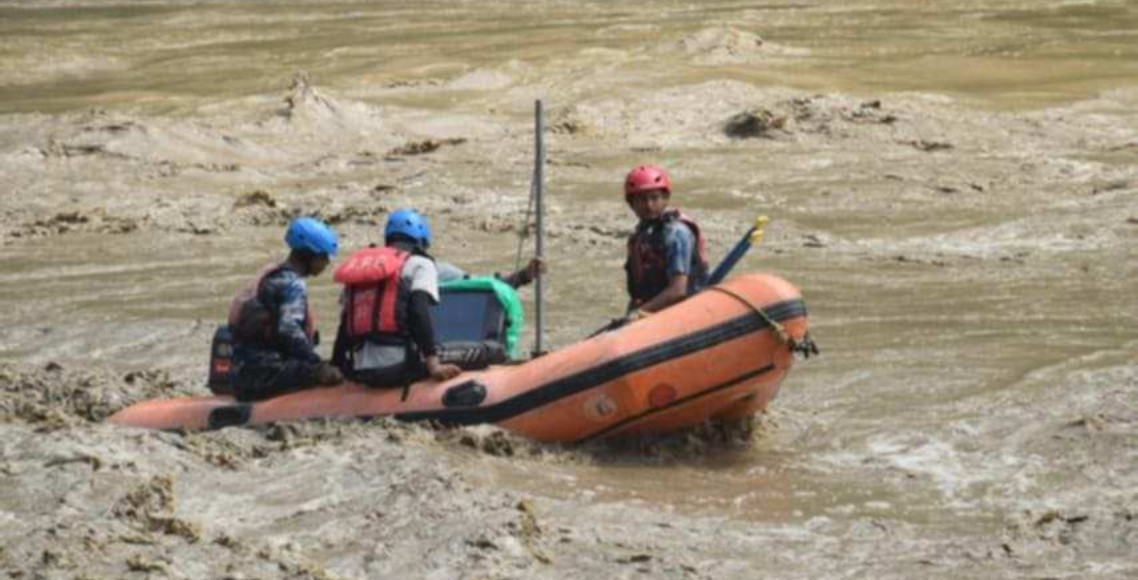 रसुवा बाढी : कञ्चनपुरका कर्मचारीसहित २४ जना सम्पर्कविहीन