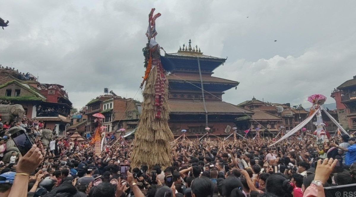 सकियो भक्तपुरको गाईजात्रा